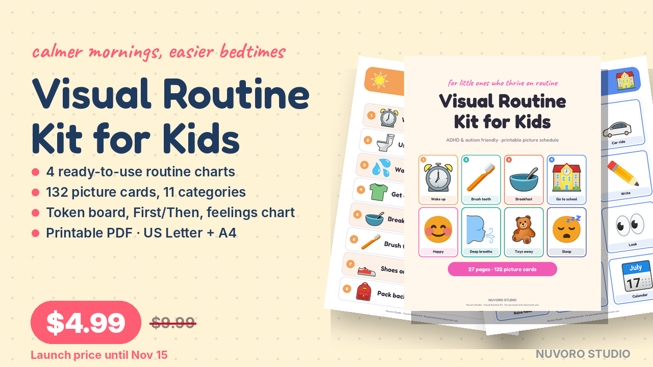 Visual Routine Kit for Kids