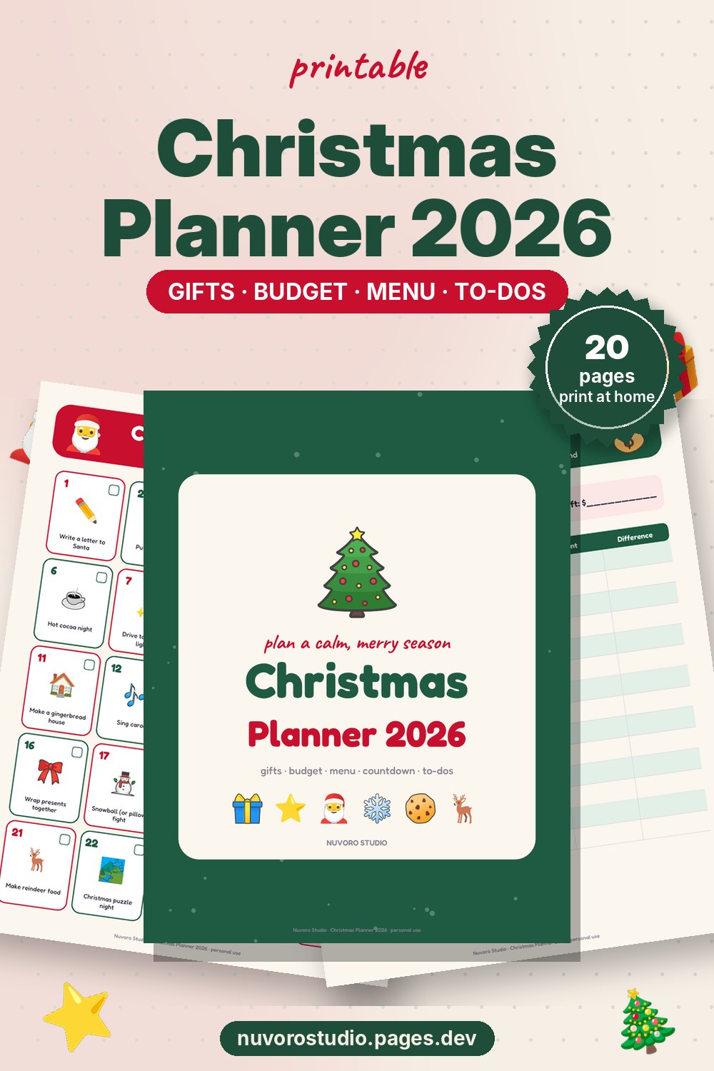 Christmas Planner 2026 preview