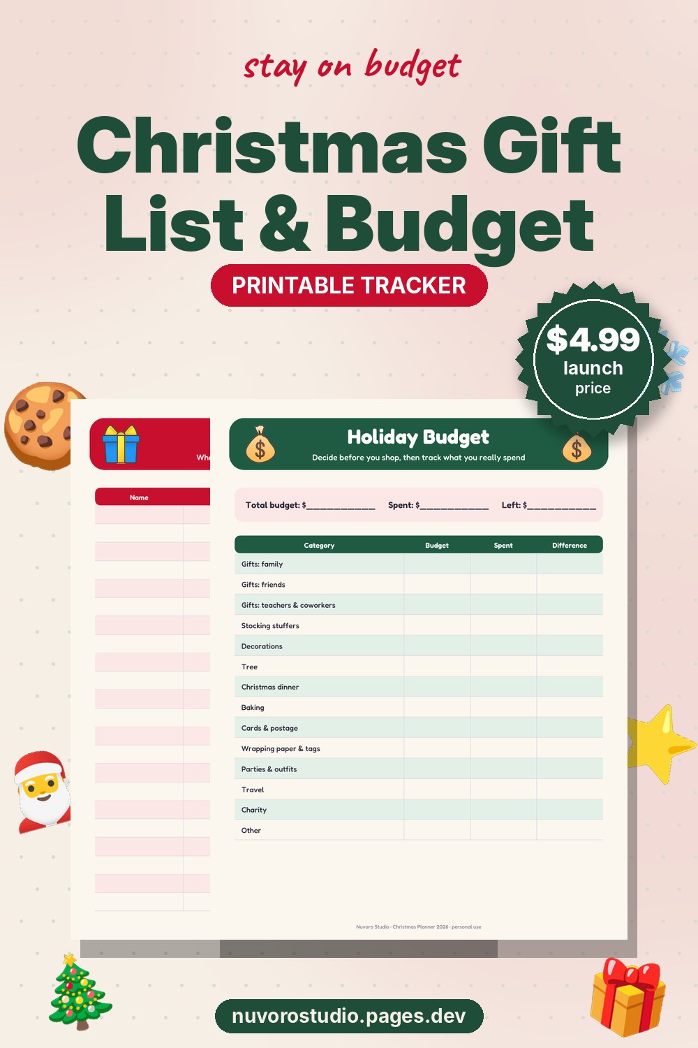 Christmas Planner 2026 preview